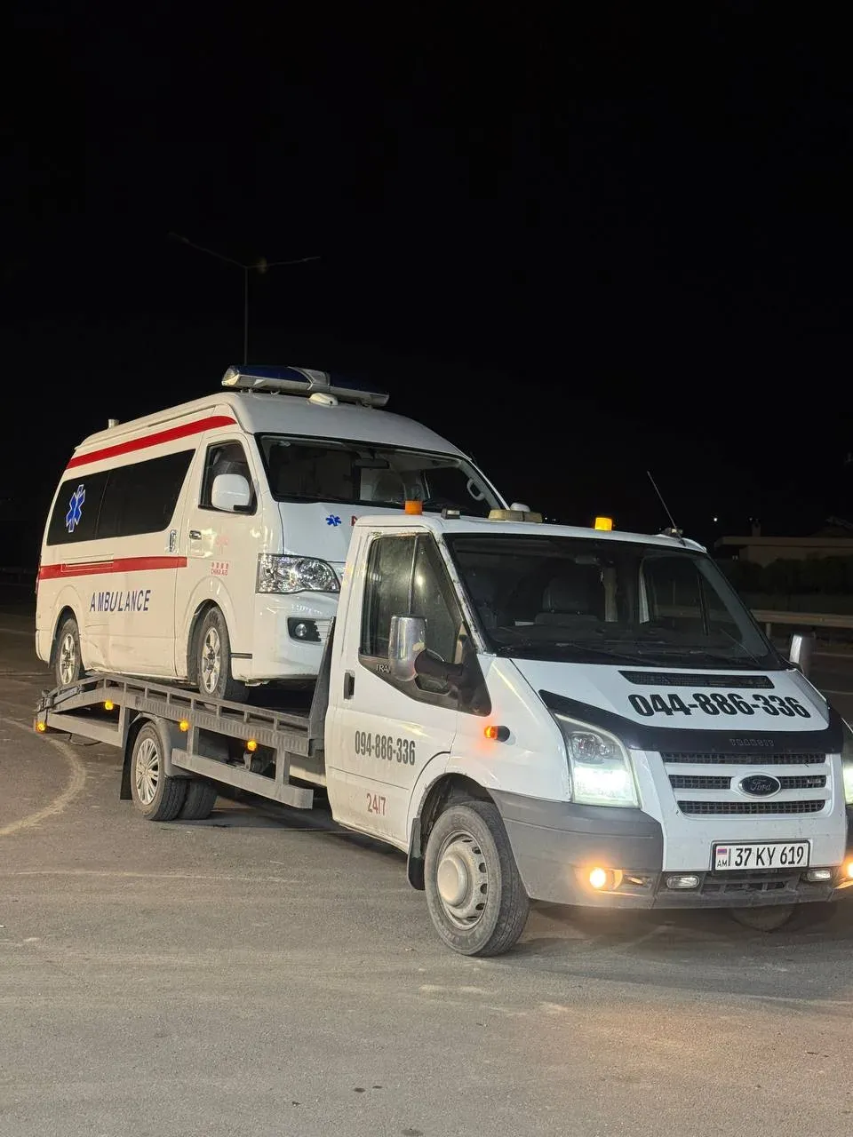 Grigori Baghdasaryan — Ford Transit էվակուատոր